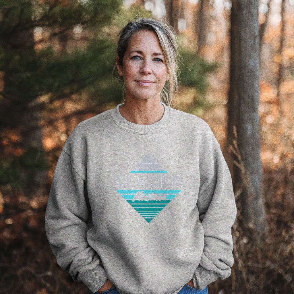 Diamond Retro Glacier Crewneck Sweatshirt