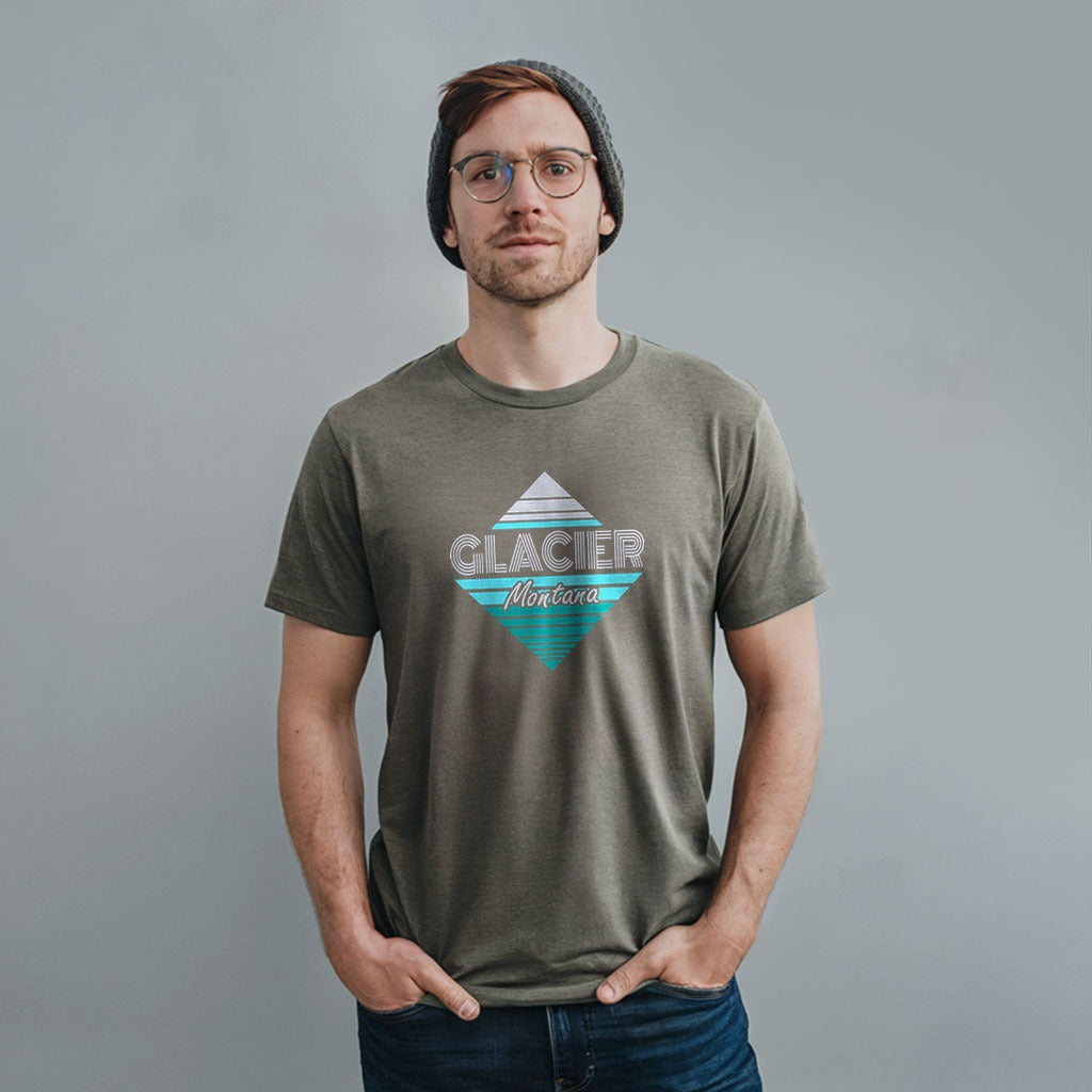 Diamond Retro Glacier T-Shirt