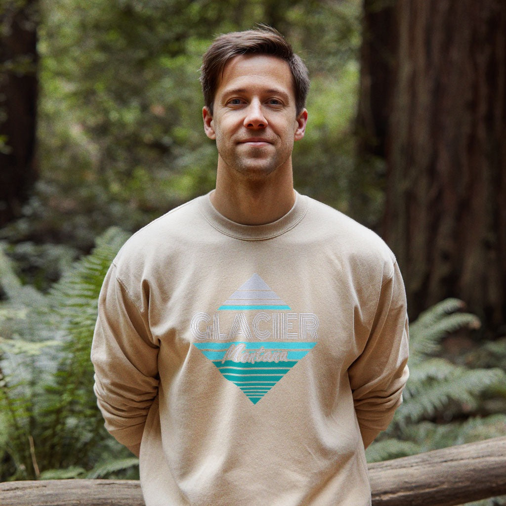 Diamond Retro Glacier Crewneck Sweatshirt