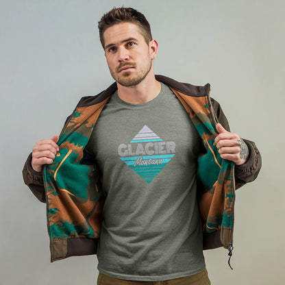 Diamond Retro Glacier T-Shirt