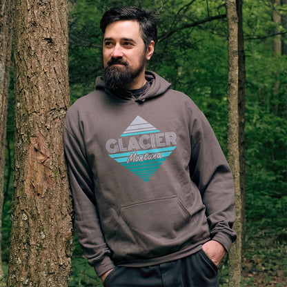 Diamond Retro Glacier Hoodie
