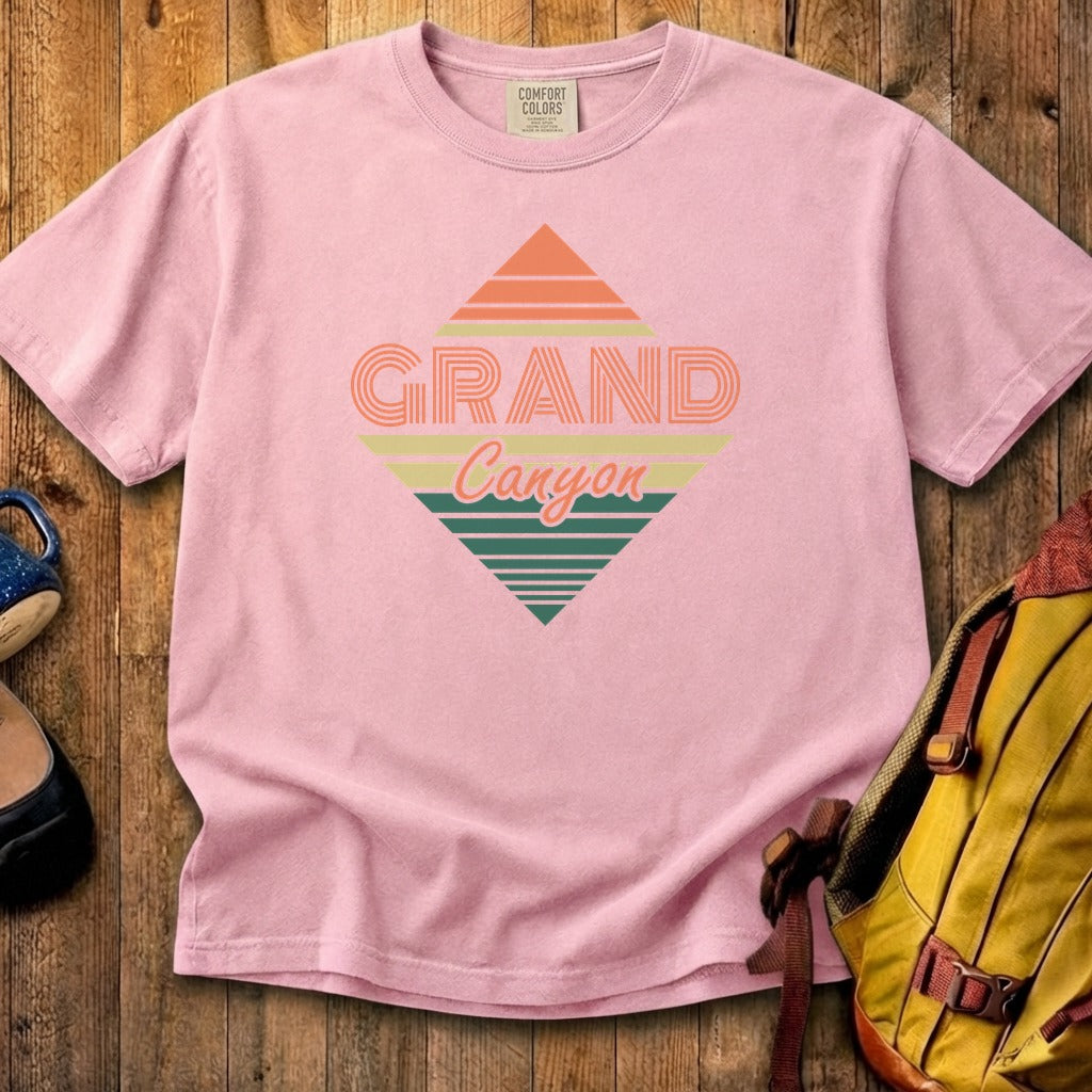 Diamond Retro Grand Canyon Cotton T-Shirt