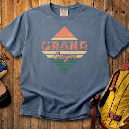 Diamond Retro Grand Canyon Cotton T-Shirt