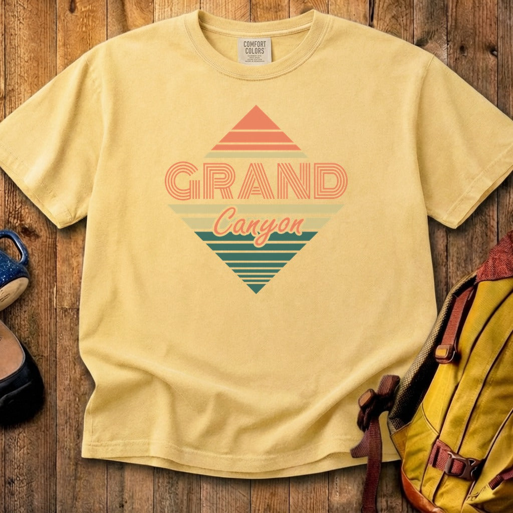 Diamond Retro Grand Canyon Cotton T-Shirt