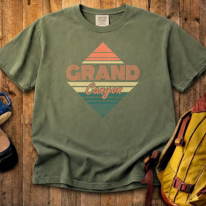 Diamond Retro Grand Canyon Cotton T-Shirt