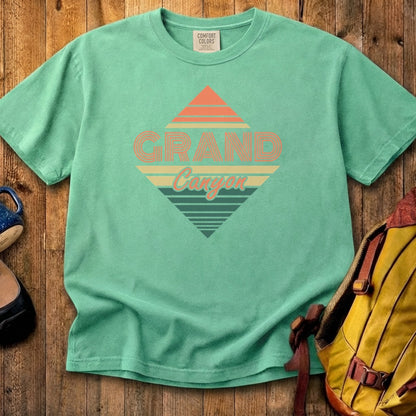 Diamond Retro Grand Canyon Cotton T-Shirt