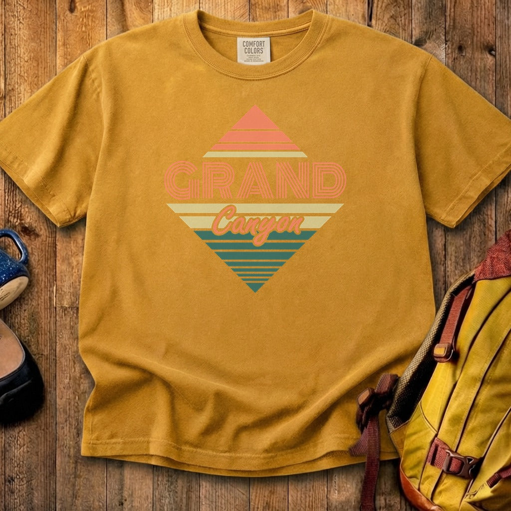 Diamond Retro Grand Canyon Cotton T-Shirt