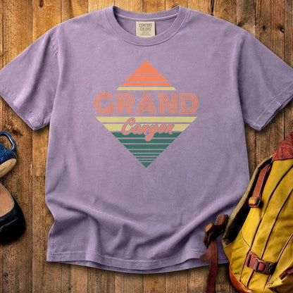 Diamond Retro Grand Canyon Cotton T-Shirt
