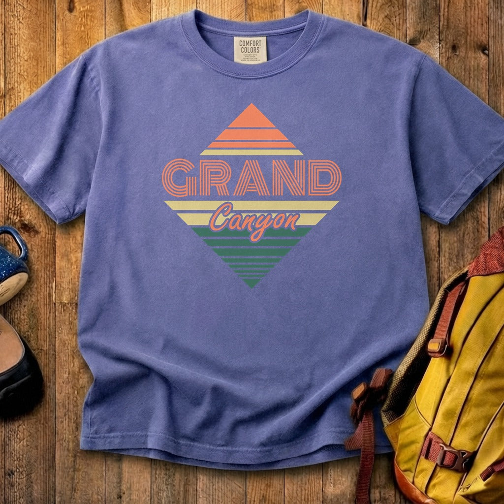 Diamond Retro Grand Canyon Cotton T-Shirt