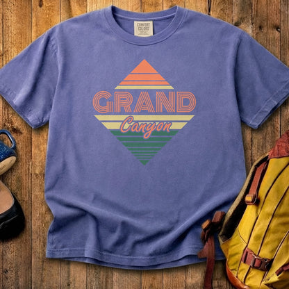 Diamond Retro Grand Canyon Cotton T-Shirt