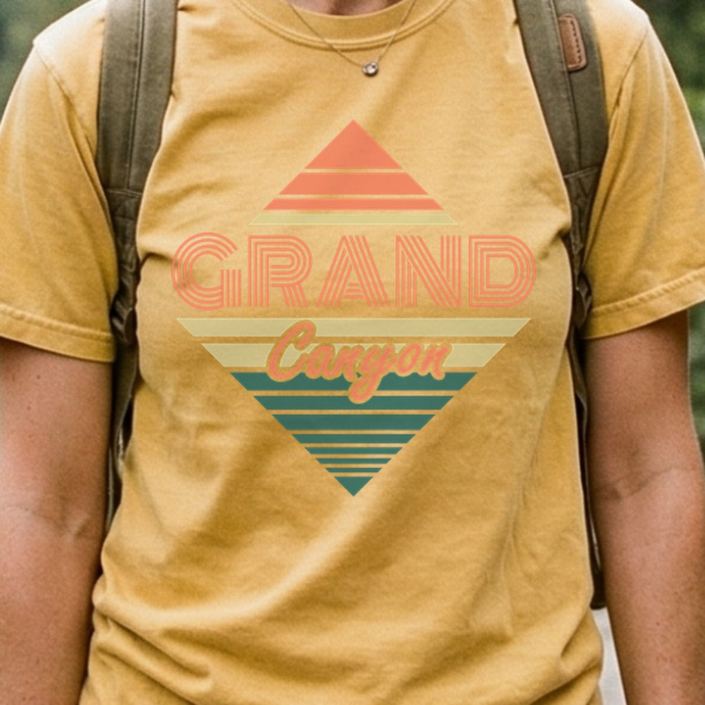 Diamond Retro Grand Canyon Cotton T-Shirt