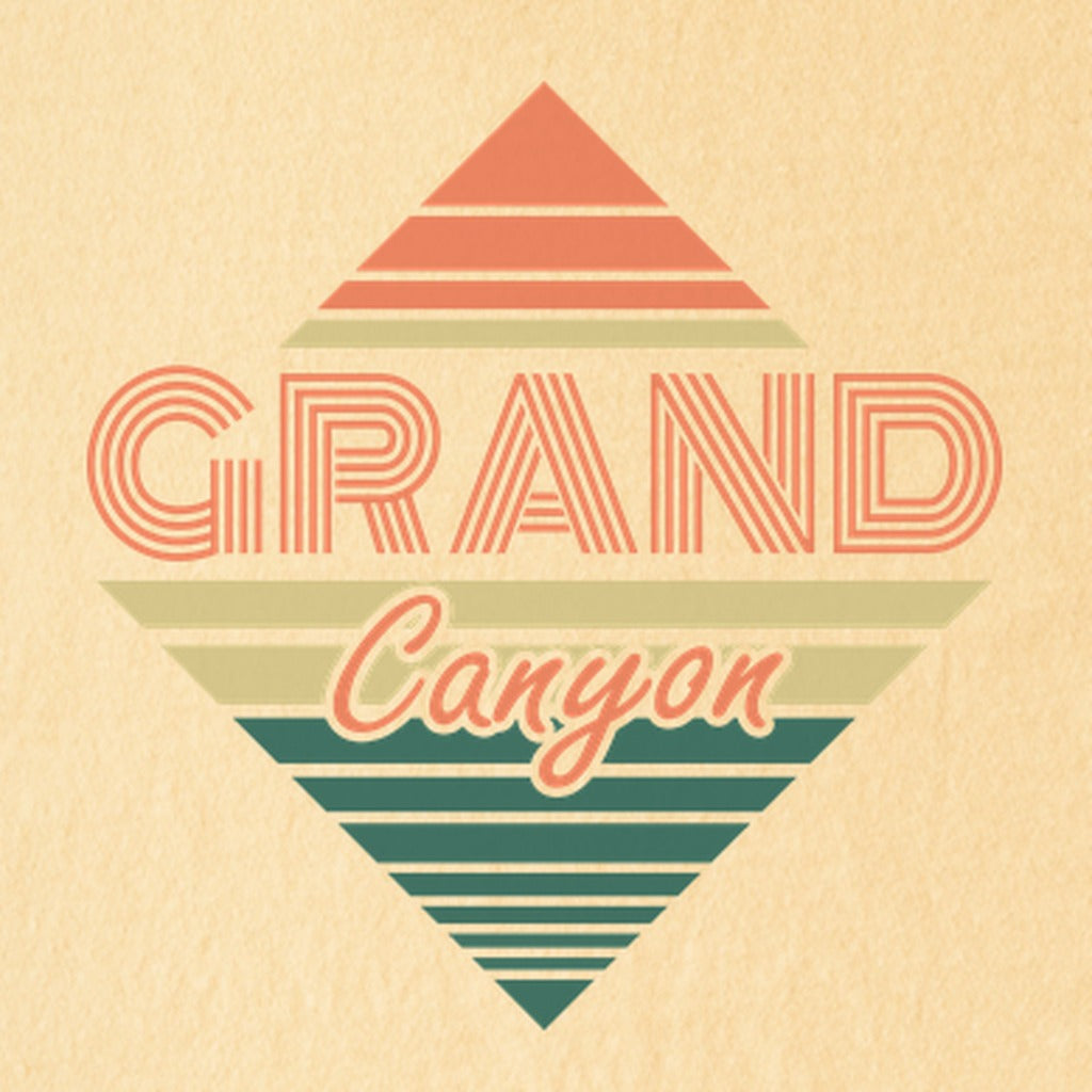 Diamond Retro Grand Canyon Kids Cotton T-Shirt