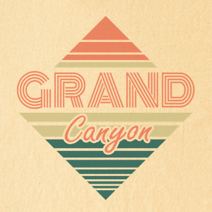 Diamond Retro Grand Canyon Kids Cotton T-Shirt