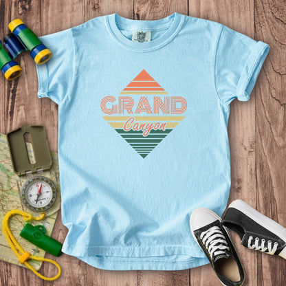Diamond Retro Grand Canyon Kids Cotton T-Shirt