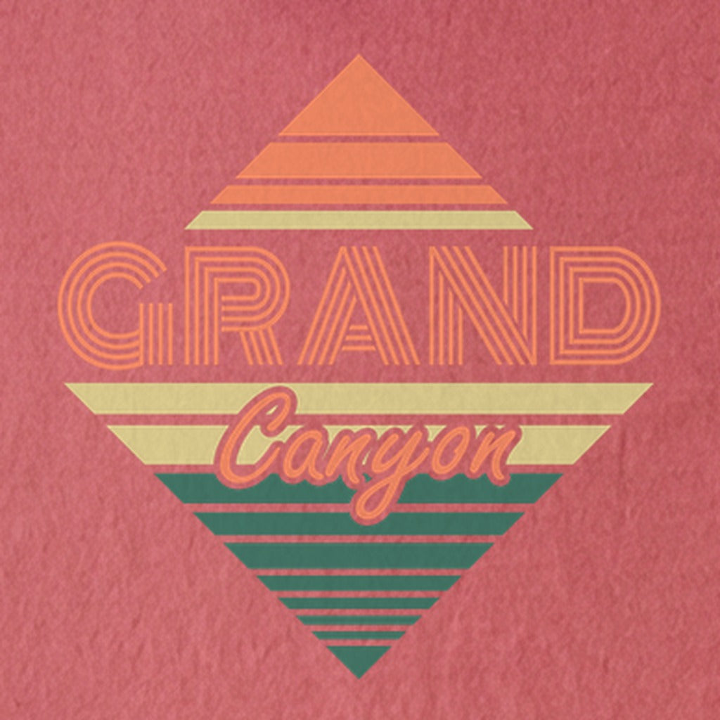 Diamond Retro Grand Canyon Kids Cotton T-Shirt