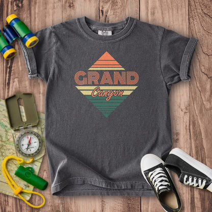 Diamond Retro Grand Canyon Kids Cotton T-Shirt