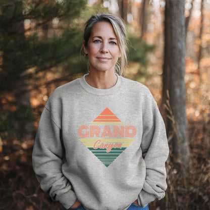 Diamond Retro Grand Canyon Crewneck Sweatshirt