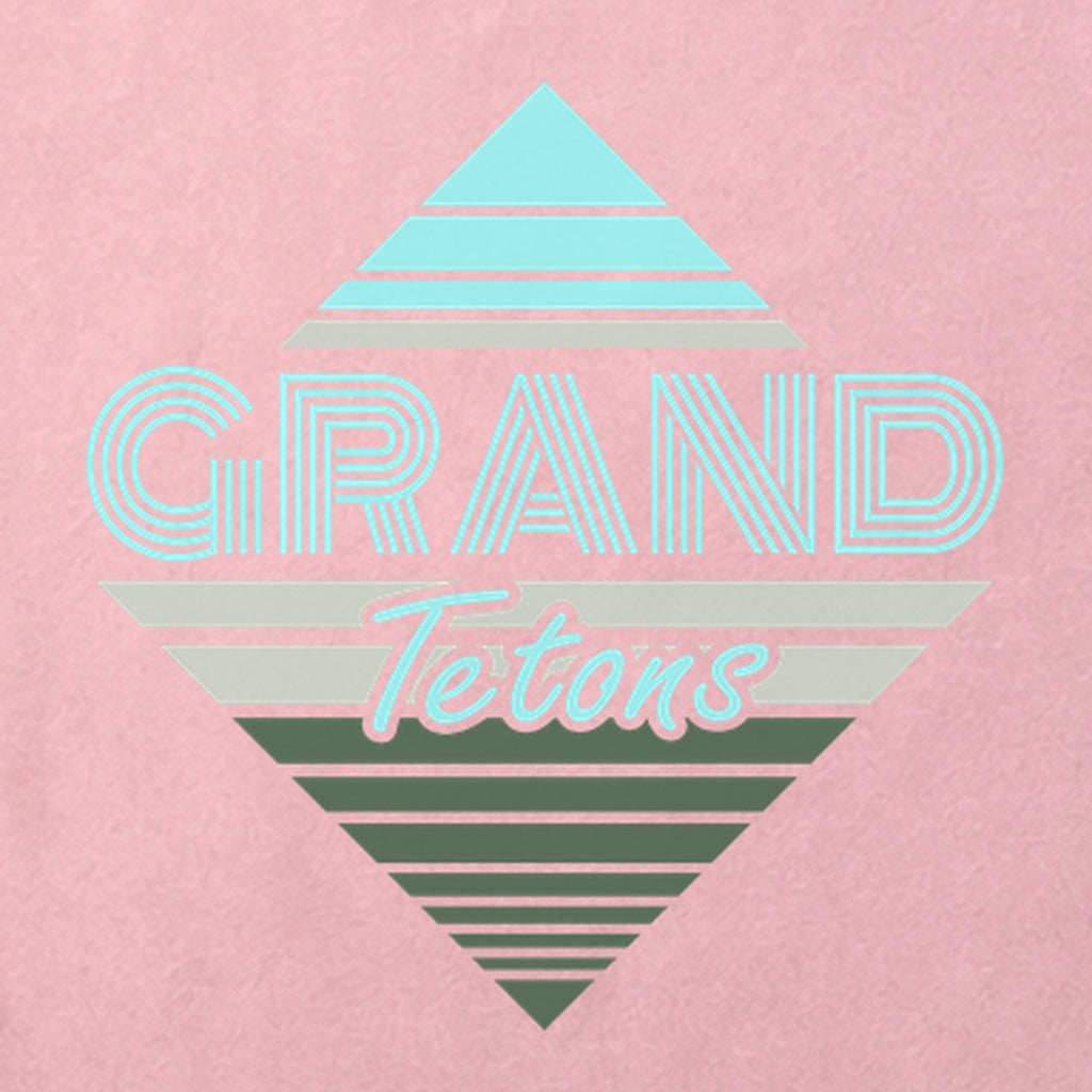 Diamond Retro Grand Tetons Cotton T-Shirt