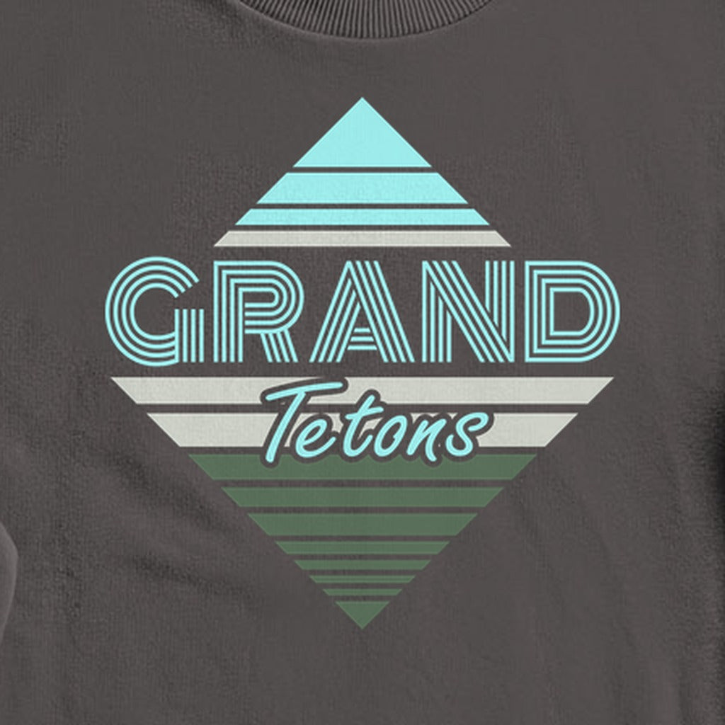 Diamond Retro Grand Tetons Crewneck Sweatshirt