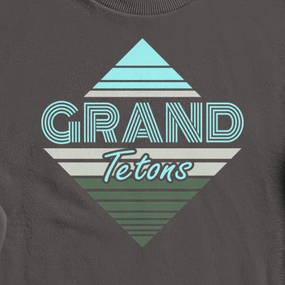 Diamond Retro Grand Tetons Crewneck Sweatshirt