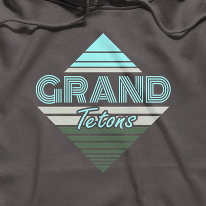 Diamond Retro Grand Tetons Hoodie
