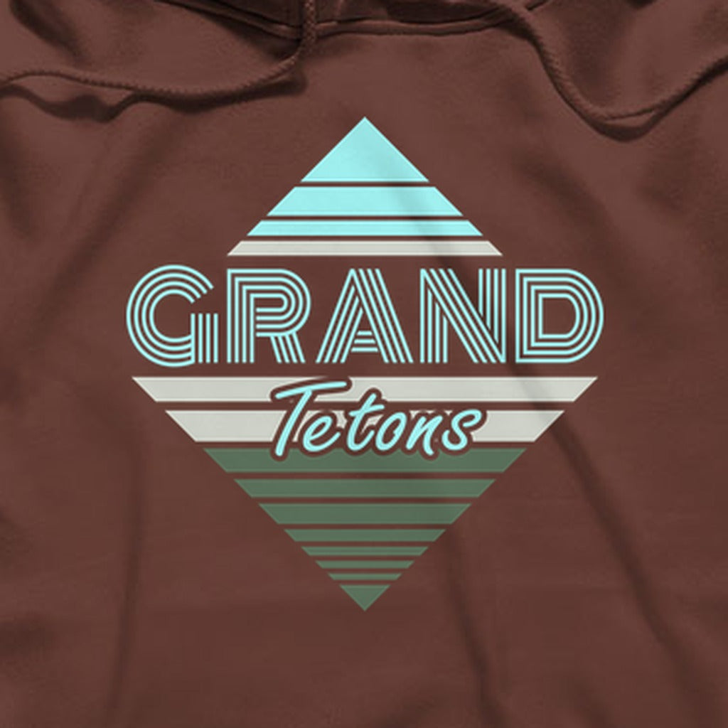 Diamond Retro Grand Tetons Hoodie