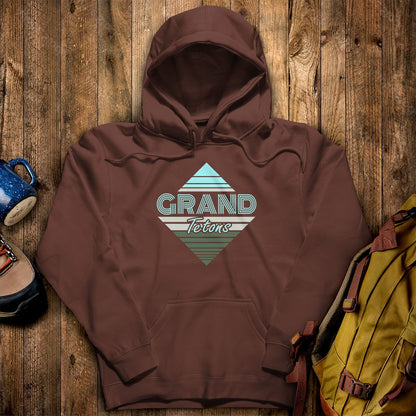 Diamond Retro Grand Tetons Hoodie