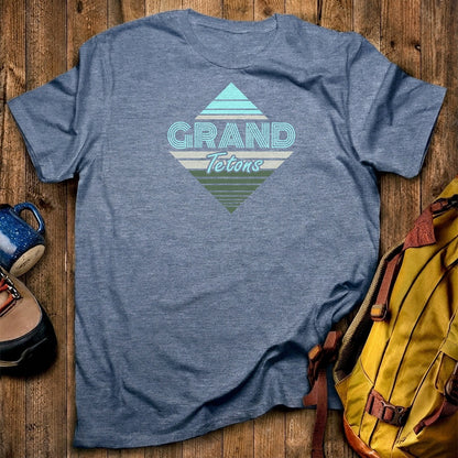 Diamond Retro Grand Tetons T-Shirt