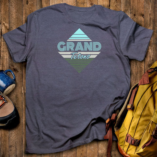 Diamond Retro Grand Tetons T-Shirt