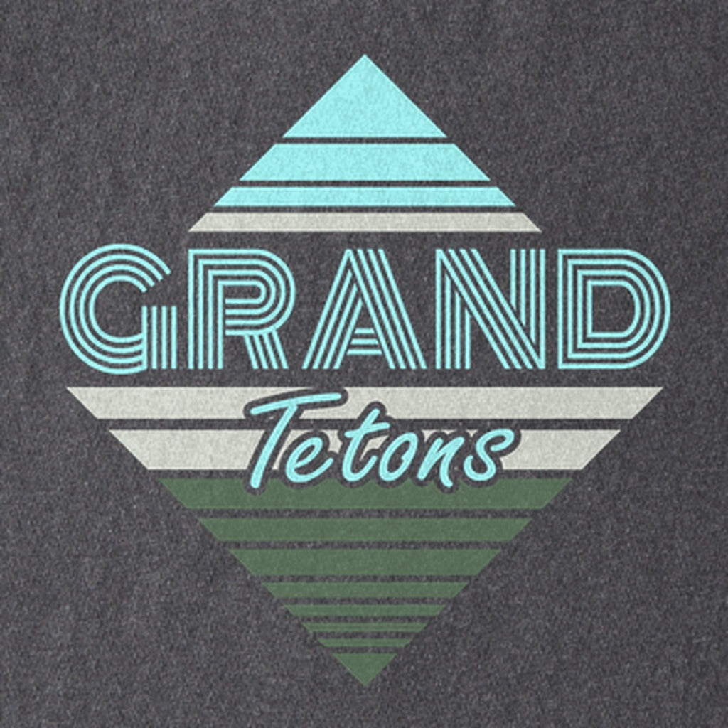 Diamond Retro Grand Tetons Kids Cotton T-Shirt