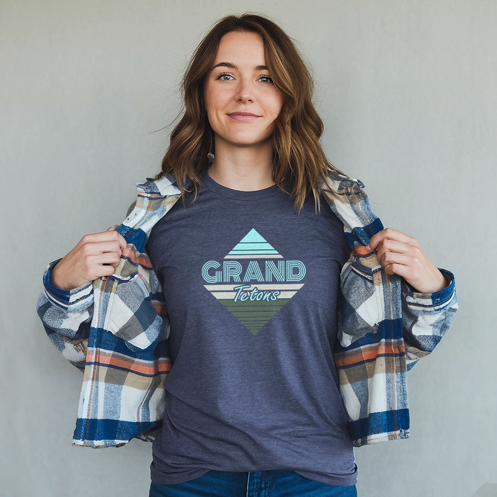 Diamond Retro Grand Tetons T-Shirt