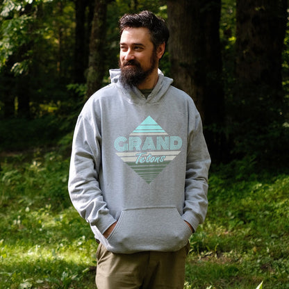 Diamond Retro Grand Tetons Hoodie