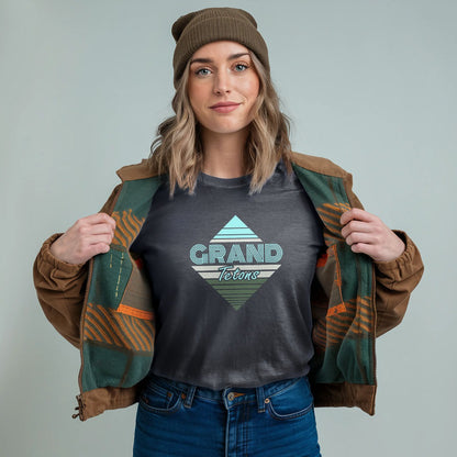 Diamond Retro Grand Tetons T-Shirt