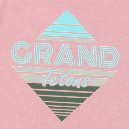 Diamond Retro Grand Tetons Premium Long Sleeve