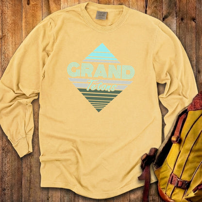 Diamond Retro Grand Tetons Premium Long Sleeve