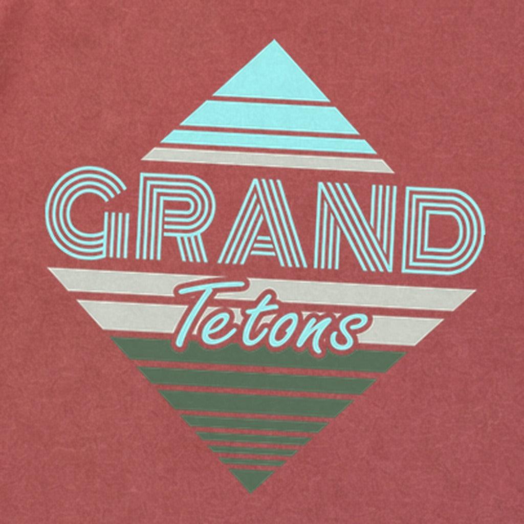 Diamond Retro Grand Tetons Premium Long Sleeve