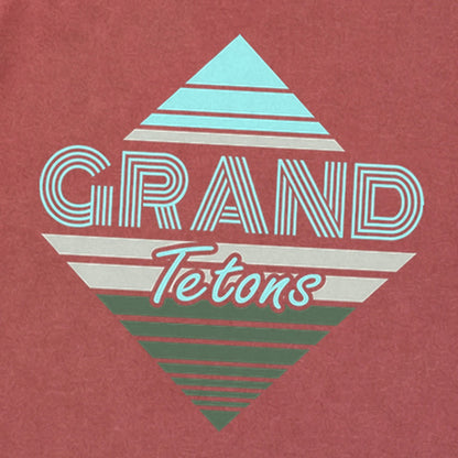 Diamond Retro Grand Tetons Premium Long Sleeve