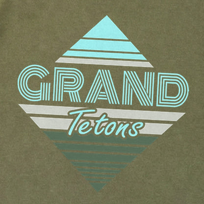 Diamond Retro Grand Tetons Premium Long Sleeve