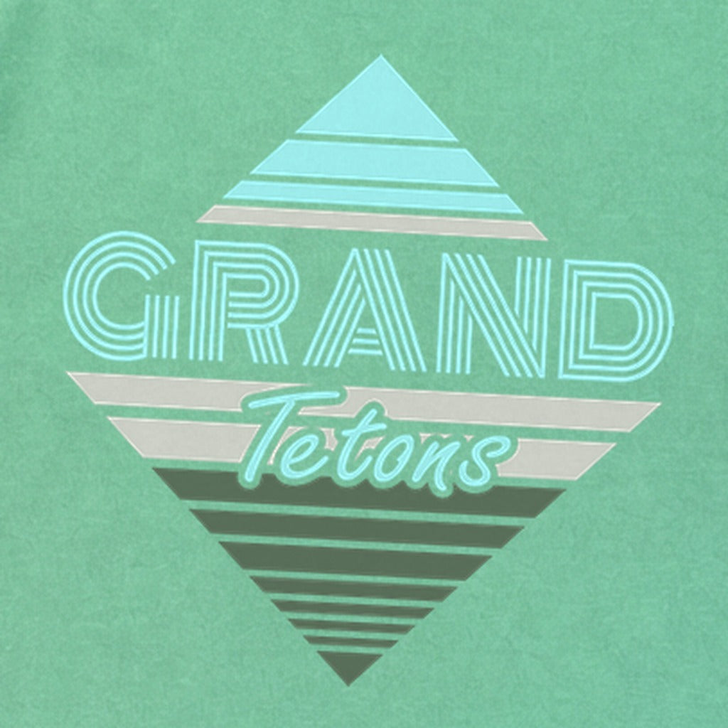 Diamond Retro Grand Tetons Premium Long Sleeve