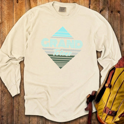 Diamond Retro Grand Tetons Premium Long Sleeve