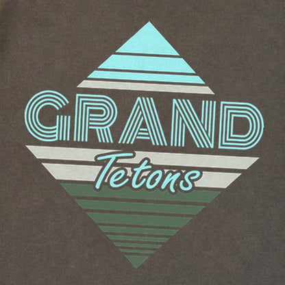 Diamond Retro Grand Tetons Premium Long Sleeve