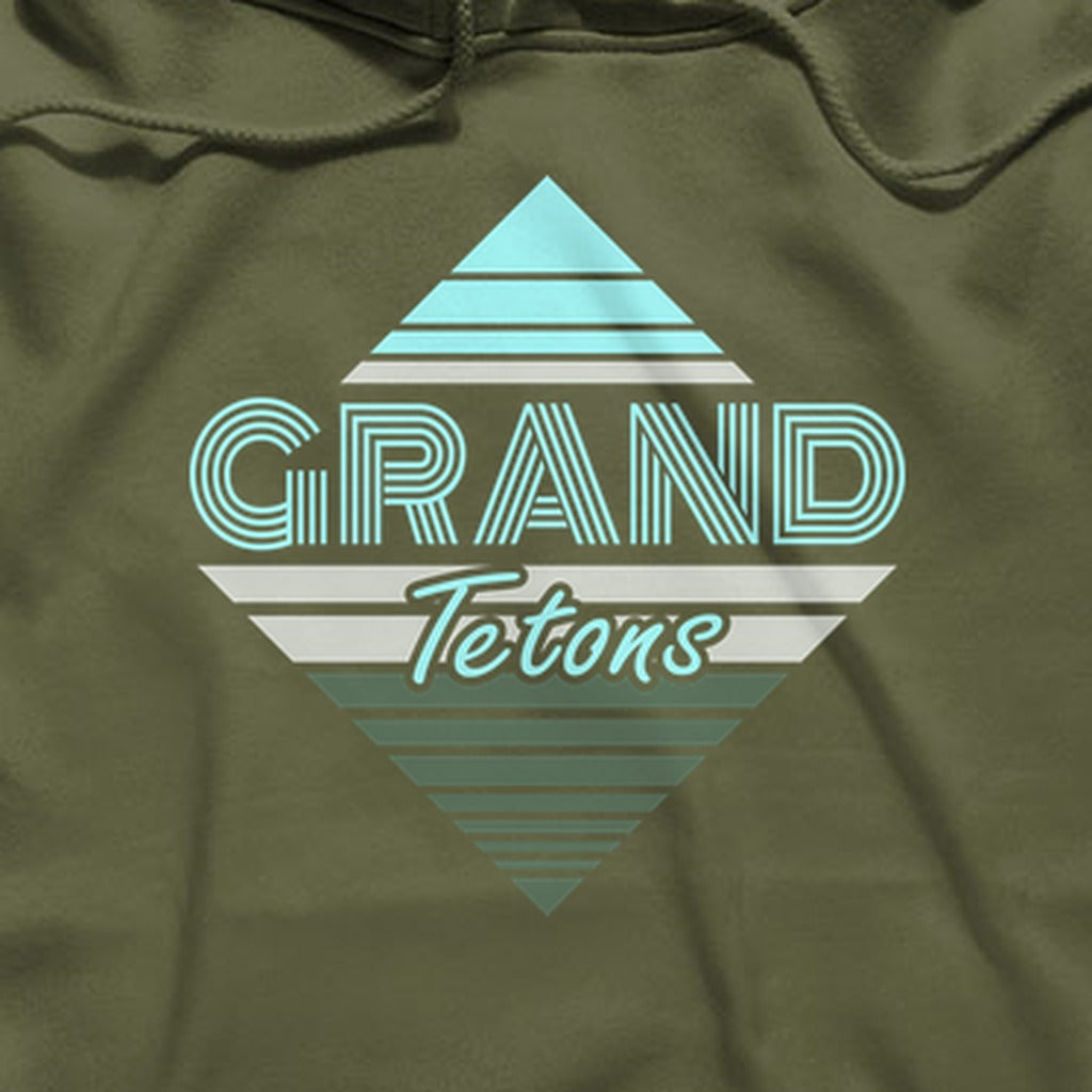 Diamond Retro Grand Tetons Hoodie