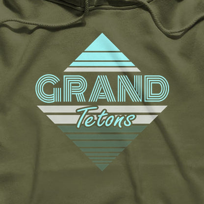 Diamond Retro Grand Tetons Hoodie