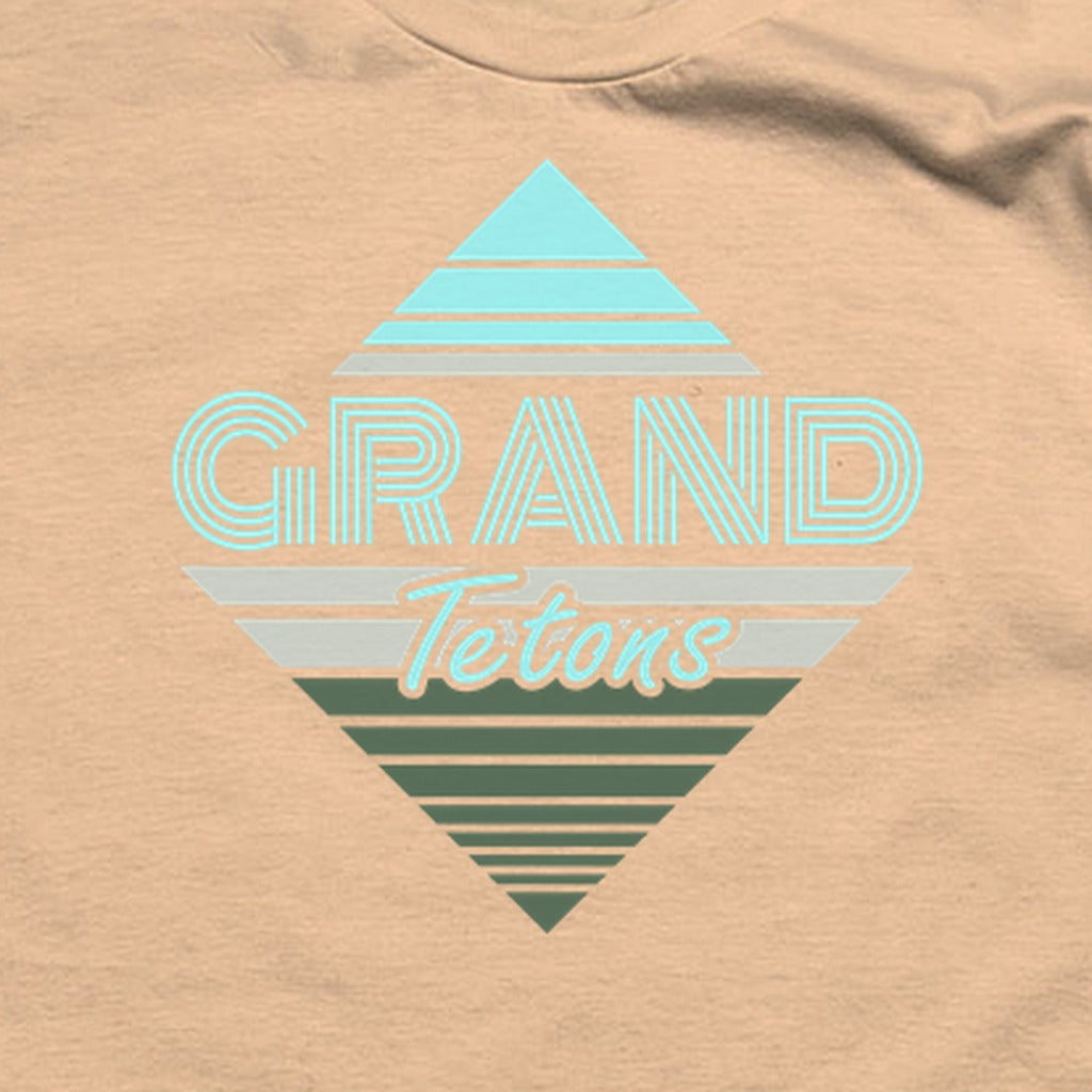 Diamond Retro Grand Tetons T-Shirt