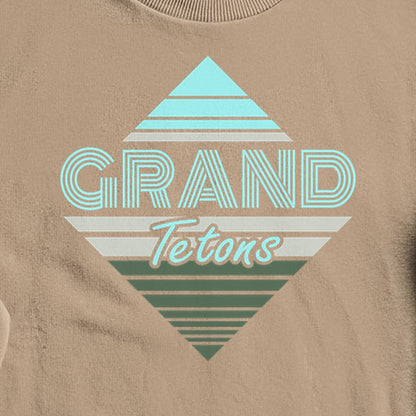 Diamond Retro Grand Tetons Crewneck Sweatshirt