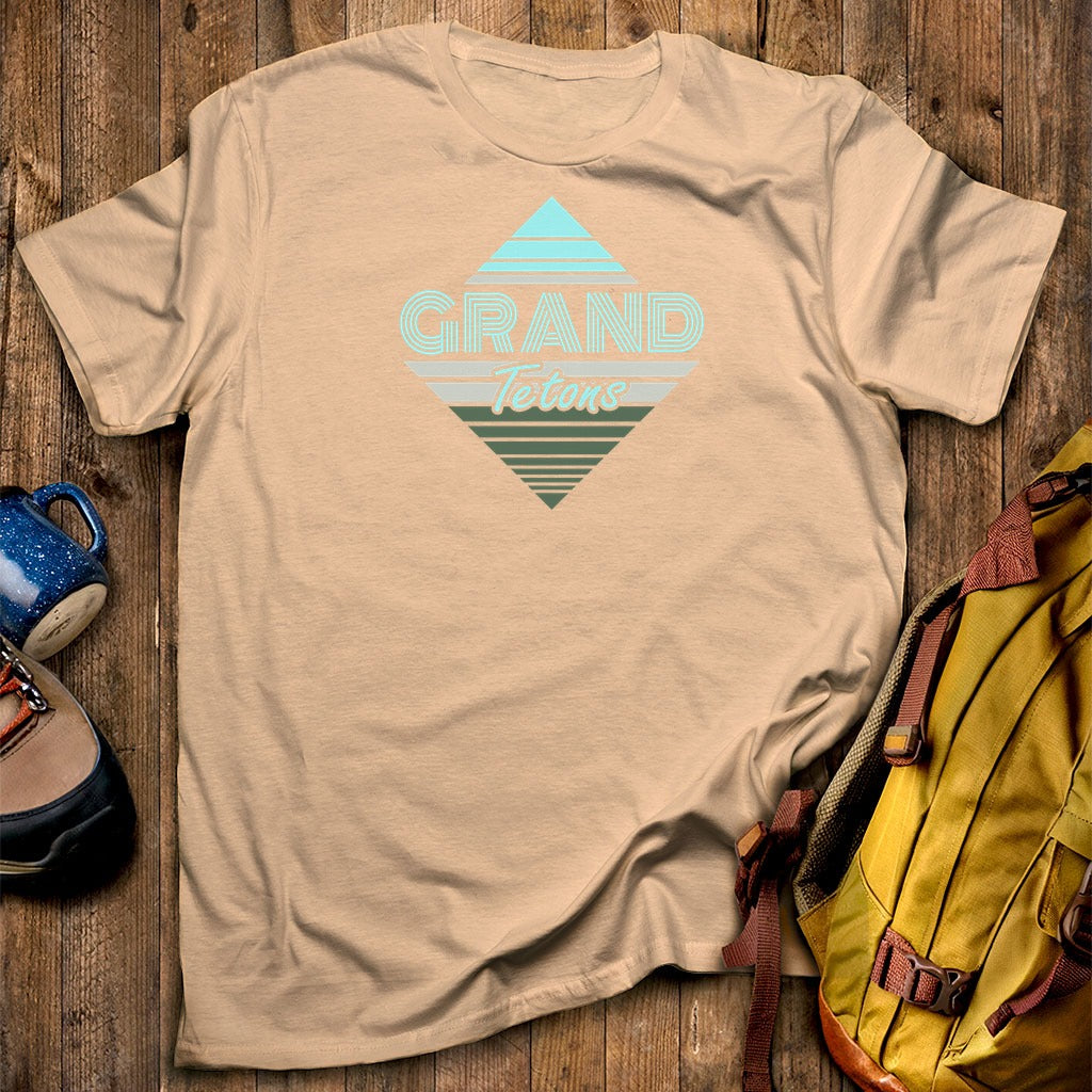 Diamond Retro Grand Tetons T-Shirt