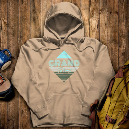 Diamond Retro Grand Tetons Hoodie
