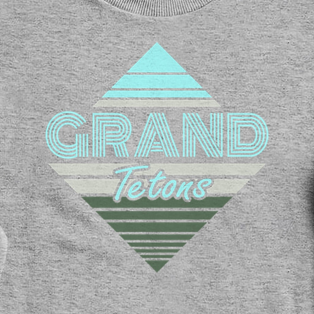 Diamond Retro Grand Tetons Crewneck Sweatshirt