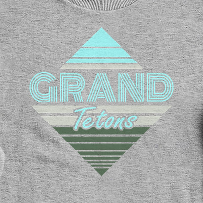 Diamond Retro Grand Tetons Crewneck Sweatshirt