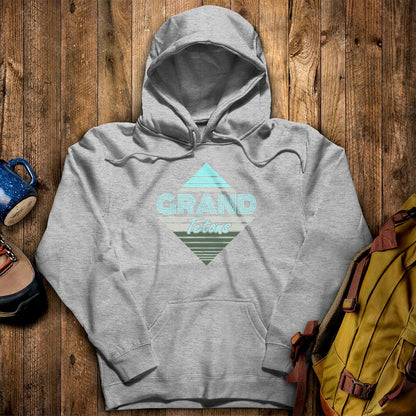 Diamond Retro Grand Tetons Hoodie